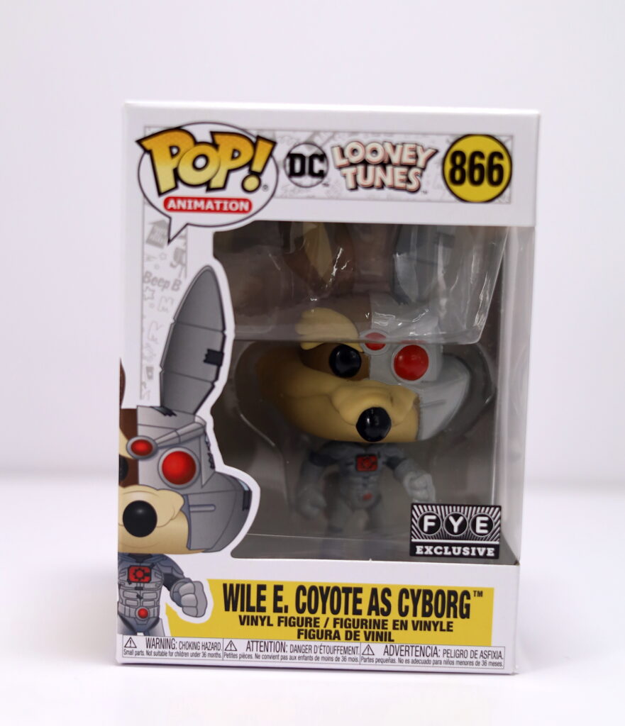 wile e coyote cyborg funko pop