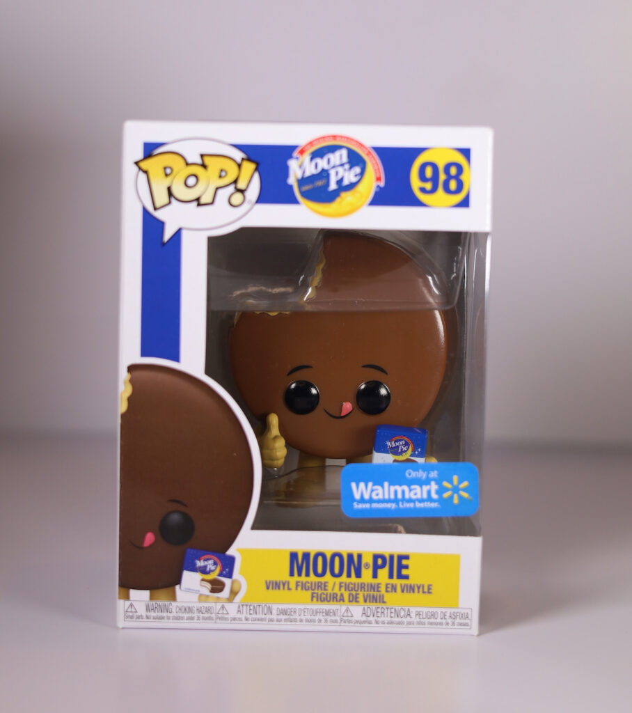 Funko Pop! #98 Moon-Pie with Box Walmart Exclusive Food Mascot Used